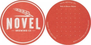 beer coaster from Novo Brazil Brewing ( CA-NOVL-2 )