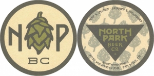 beer coaster from North Star Brewery ( CA-NRPR-3 )