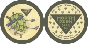 beer coaster from North Star Brewery ( CA-NRPR-4 )