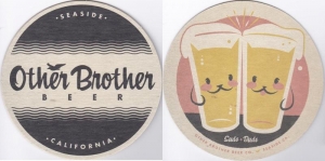 beer coaster from Otherwise Brewing ( CA-OTHE-1 )