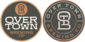 beer coaster from Overtime Brewing ( CA-OVET-1 )