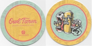 beer coaster from O’Meara Bros. Brewing Co. ( CA-OWL-2 )