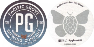 beer coaster from Pacific Hop Exchange ( CA-PACG-2 )