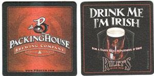 beer coaster from Palm Springs Brewing Co. ( CA-PACK-1 )