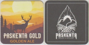 beer coaster from Paso Robles Brewing Co ( CA-PASK-2 )