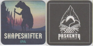 beer coaster from Paso Robles Brewing Co ( CA-PASK-3 )