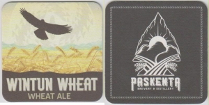 beer coaster from Paso Robles Brewing Co ( CA-PASK-4 )