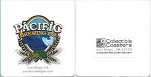 beer coaster from Pacific Brewing Company ( CA-PCBR-2 )