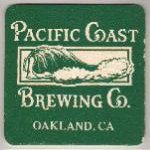 beer coaster from Pacific Drift Brewing Co ( CA-PCST-1 )