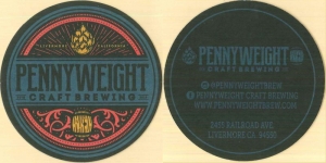 beer coaster from Perching Bird Brewing Co. ( CA-PENN-4 )