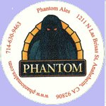 beer coaster from Phantom Carriage Brewery & Blendery ( CA-PHTM-1 )