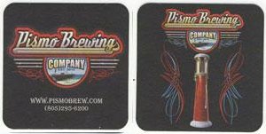 beer coaster from Piston Pete’s Brewery & Distillery ( CA-PISM-1 )