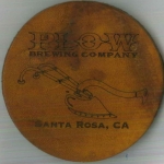 beer coaster from Pocock Brewing Co. ( CA-PLOW-3 )