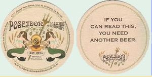 beer coaster from Potrero Brewing Co.  ( CA-POSI-1 )