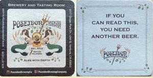 beer coaster from Potrero Brewing Co.  ( CA-POSI-2 )