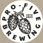 beer coaster from Progress Brewing  ( CA-PROF-2 )