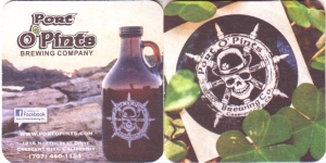 beer coaster from Port Town Brewing  ( CA-PRTO-5 )