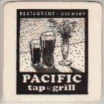 beer coaster from Pacifica Brewery ( CA-PTNG-1 )