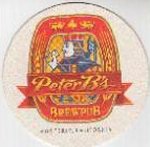 beer coaster from Pfeiffer Brewing Co. ( CA-PTRB-1 )