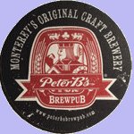 beer coaster from Pfeiffer Brewing Co. ( CA-PTRB-10 )