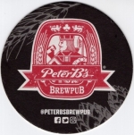 beer coaster from Pfeiffer Brewing Co. ( CA-PTRB-12 )