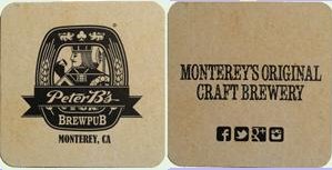 beer coaster from Pfeiffer Brewing Co. ( CA-PTRB-9 )