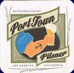 beer coaster from Poseidon Brewing Co.  ( CA-PTWN-1 )