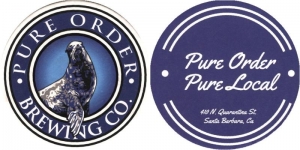 beer coaster from Pure Project Brewing ( CA-PURO-2 )