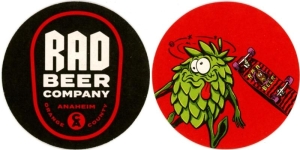 beer coaster from Radiant Beer Co. ( CA-RADB-1 )