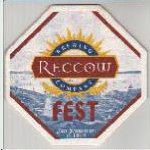 beer coaster from Red Bluff Brewing Co. ( CA-RECW-1 )