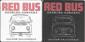 beer coaster from Red Car Brewery & Restaurant  ( CA-REDU-1 )