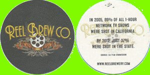 beer coaster from Refuge Brewery ( CA-REEL-1 )