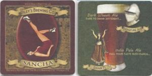 beer coaster from Rincon Brewery  ( CA-RILY-1 )