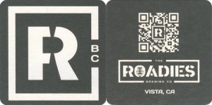 beer coaster from Rob Rubens Distilling & Brewing ( CA-ROAD-1 )