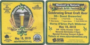 beer coaster from Rosen Brewery & Rest   ( CA-ROOT-2019 )