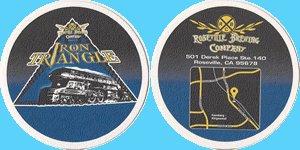 beer coaster from Ross Valley Brewing Co. ( CA-ROSV-1 )