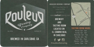 beer coaster from Route 30 Brewing Co. ( CA-ROUL-2 )