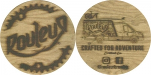 beer coaster from Route 30 Brewing Co. ( CA-ROUL-3 )