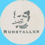 beer coaster from Ruhstaller Brewing Co. ( CA-RUHB-3 )