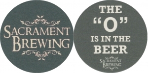 beer coaster from Sacramento Brewing Co.  ( CA-SACA-3 )