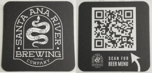 beer coaster from Santa Barbara Brewing Co. ( CA-SANA-2 )