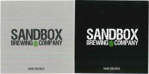 beer coaster from Sandude Brewing Co. ( CA-SANB-1 )