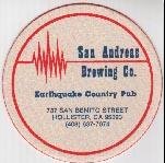 beer coaster from San Diego (Consolidated) Brewing Company ( CA-SAND-2 )