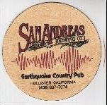 beer coaster from San Diego (Consolidated) Brewing Company ( CA-SAND-3 )