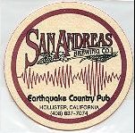 beer coaster from San Diego (Consolidated) Brewing Company ( CA-SAND-5 )