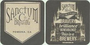 beer coaster from Sandbox Brewing Co. ( CA-SATU-2 )