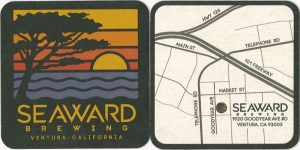 beer coaster from Second Chance Beer Co. ( CA-SEWA-2 )