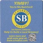 beer coaster from Seabright Brewery ( CA-SHBR-1 )