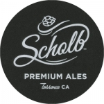 beer coaster from Schooner’s Grille & Brewery ( CA-SHLB-2 )