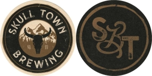 beer coaster from Skyland Ale Works  ( CA-SKUL-1 )